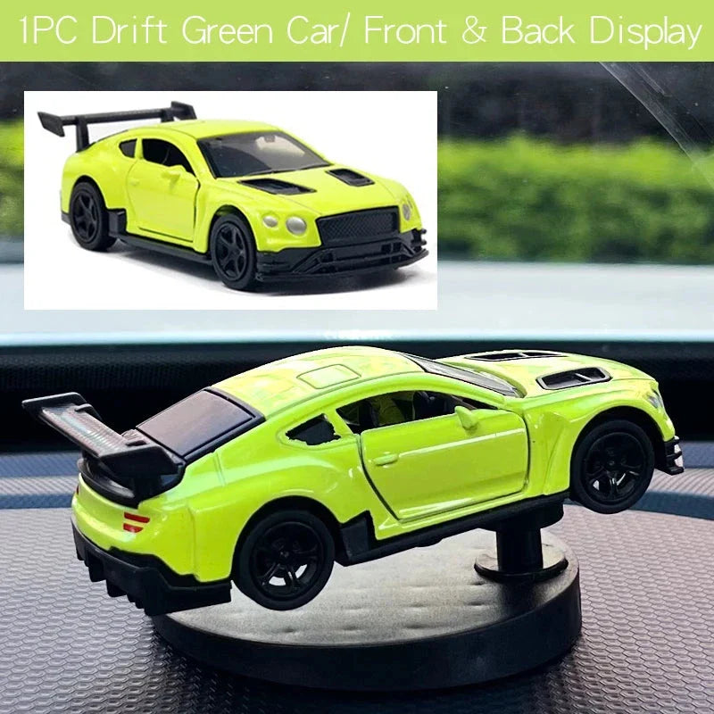 Drift Car Dashboard Swing Toy - Cool Sports Race Ornament for Car Interior Decor